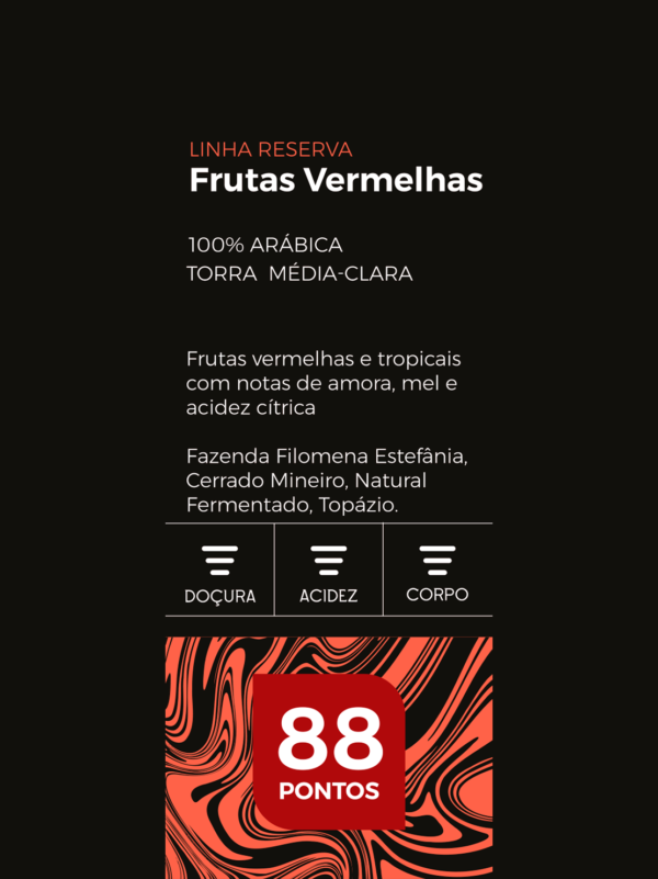 Café Reserva 88 Frutas Vermelhas 250g
